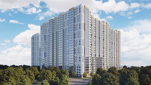 1-к квартира, 53 м², 25/32 эт., ЖК «Некрасовский» с. К, Уфа, улица Софьи Перовской, 22